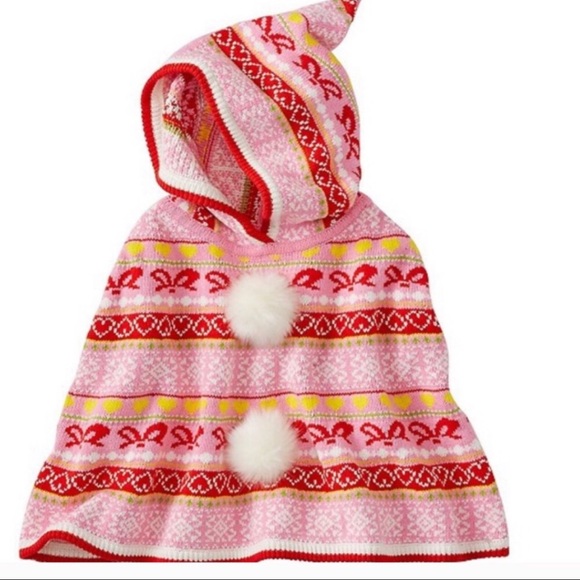 Hanna Andersson Other - Hanna Andersson Dr. Seuss Pom Hooded Poncho